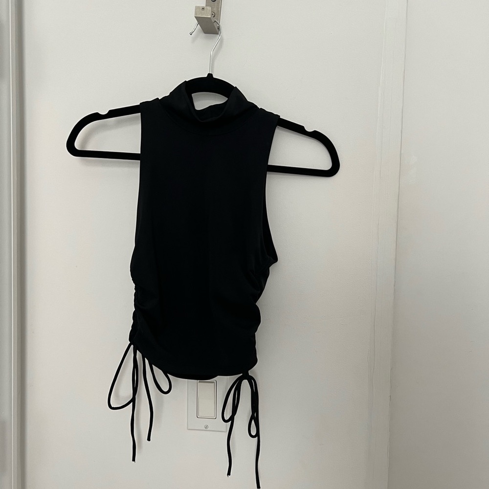 Zara Sleeveless Turtleneck Top